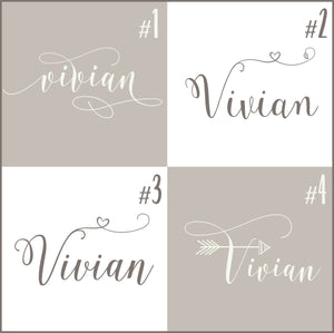 Personalized Name Decal for Baby Nursery Walls