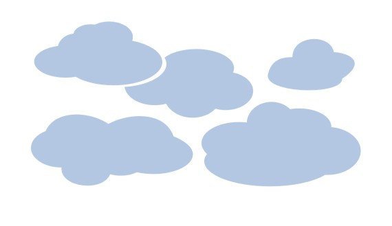Clouds for the Wall Vinyl Decal