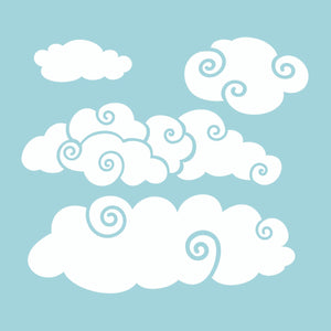 More Whimsy Clouds for the Wall | Wall Decal Package for Nursery