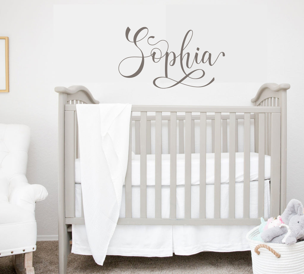 Girls Nursery Wall Decal | Name Wall Decal | Personalized Name Decor